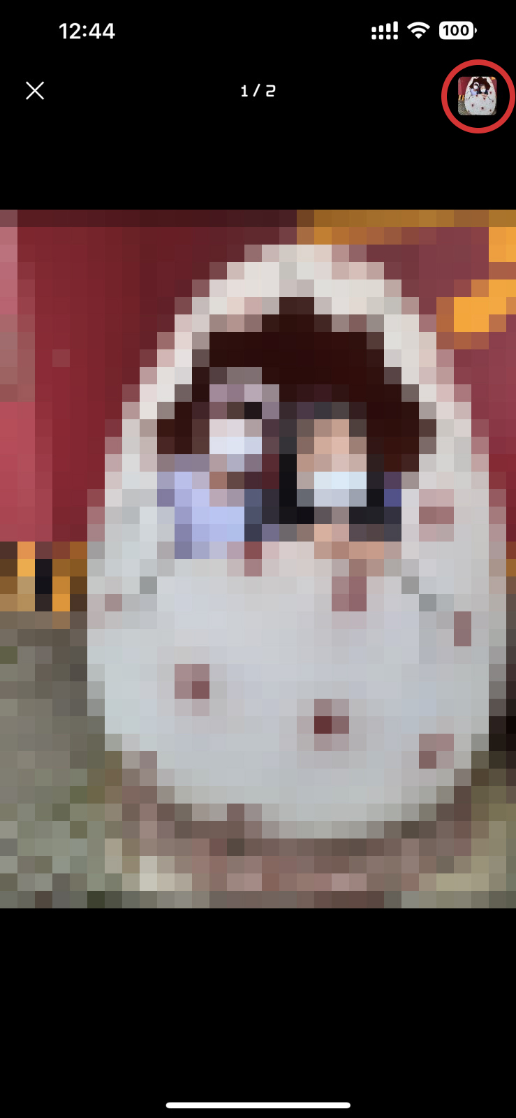 기본 프로필 사진 앨범 화면