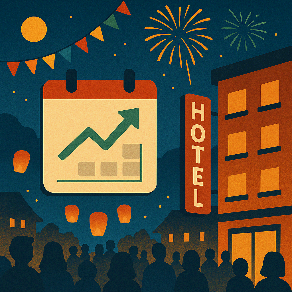 "축제 시작 전, 숙소 예약은 이미 끝나 있다 – 데이터로 본 여행 심리"