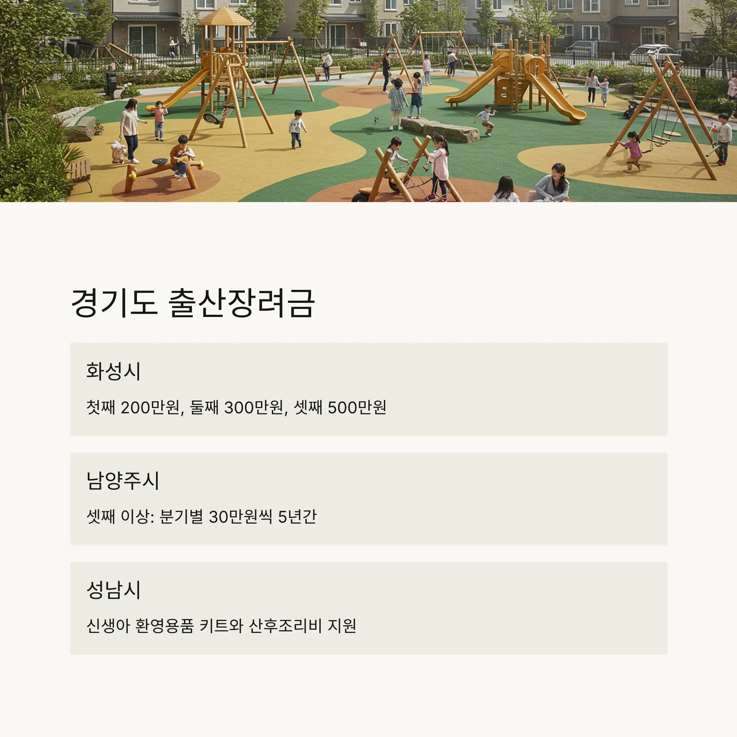 인천광역시 출산장려금 및 첫만남이용권