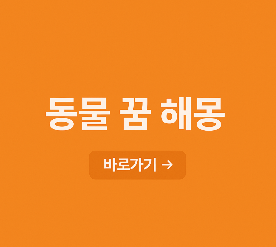 동물 꿈