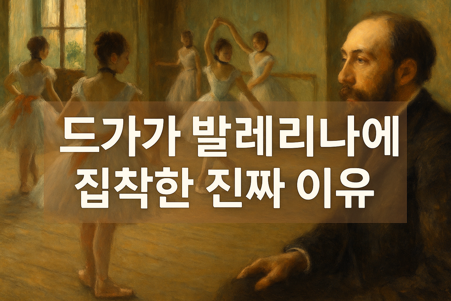 드가가 발레리나에 집착한 이유는?