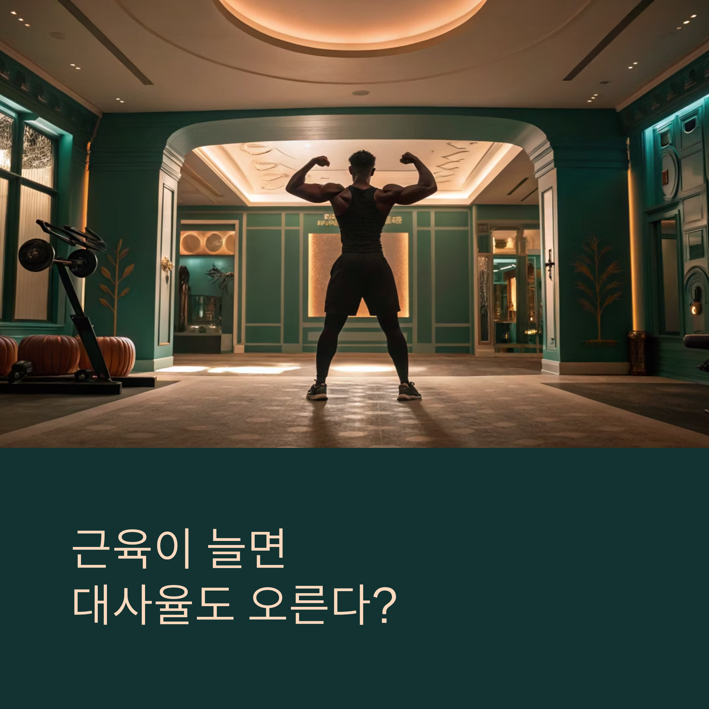 근육이 늘면 대사율도 오른다