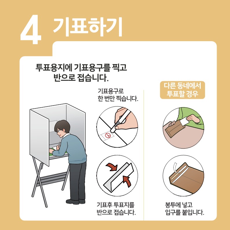 사전투표방법 및 절차