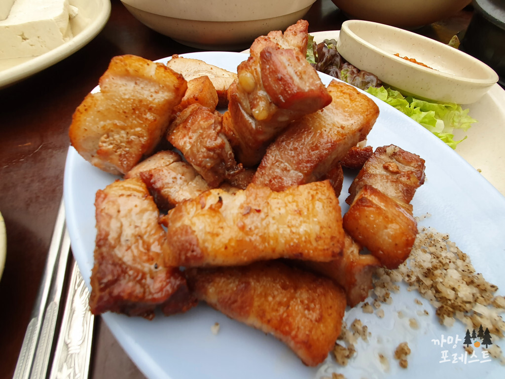 백운주말농장 숯불 바베큐