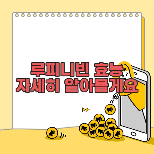 루피니빈 효능 자세히 알아볼게요