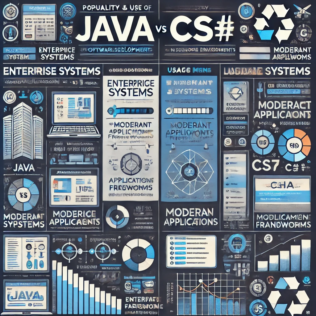 Java와 C# 비교 - 엔터프라이즈 시스템과 최신 애플리케이션에서의 강점과 사용법