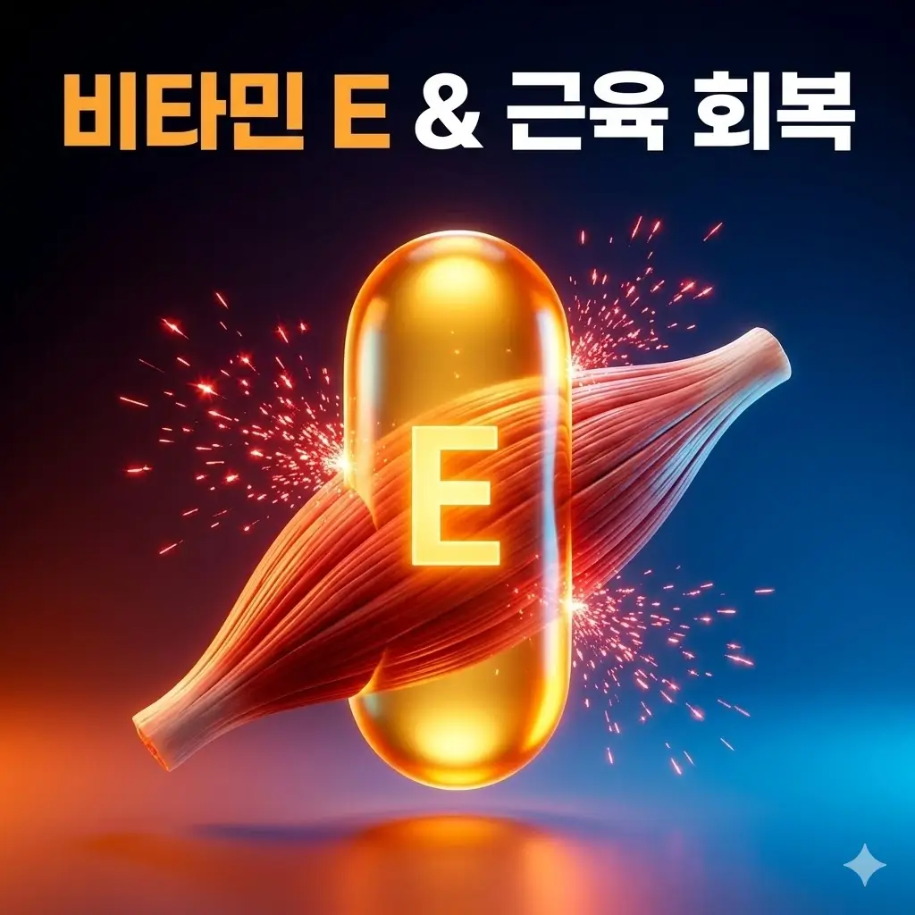 비타민 E가 근육 손상 회복을 돕는 항산화 메커니즘