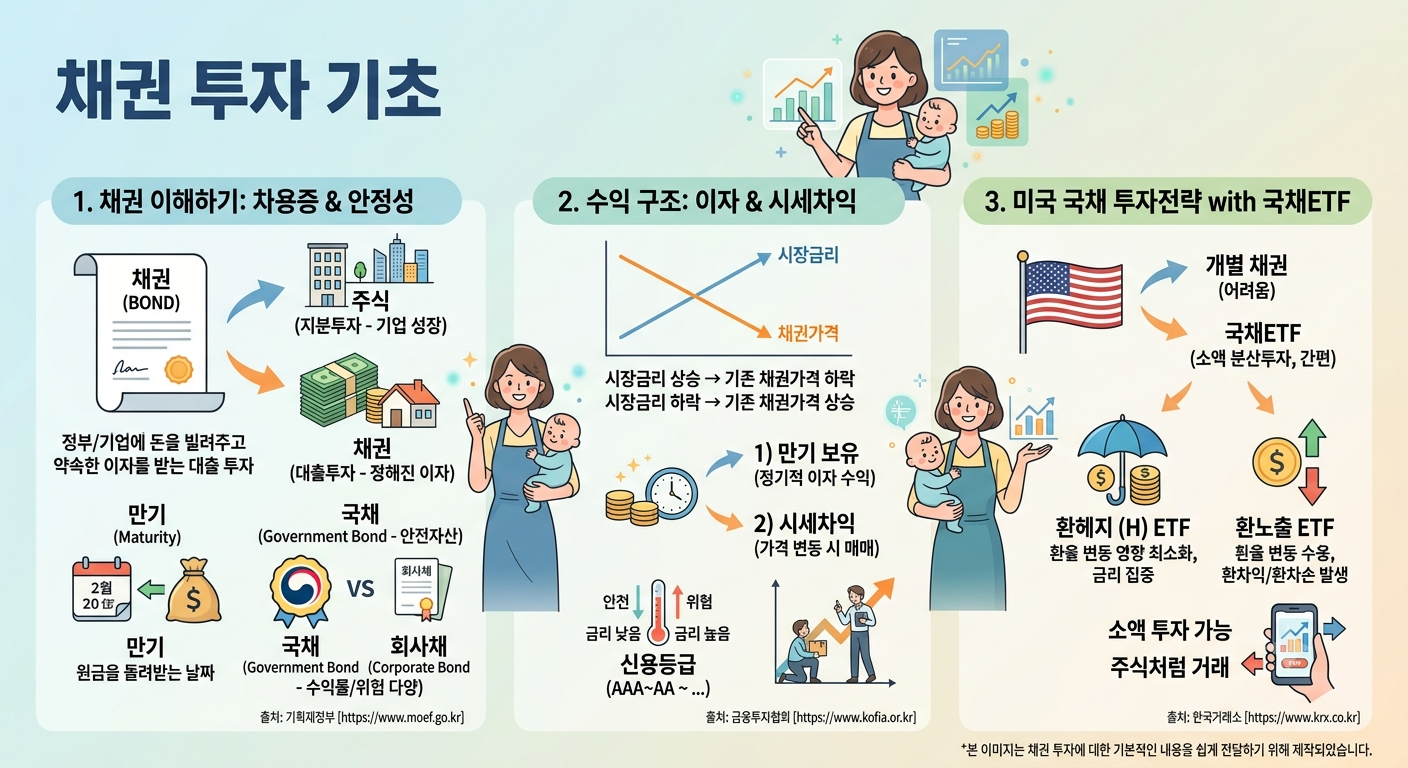 채권투자 (표면금리, 채권금리, 국채ETF)