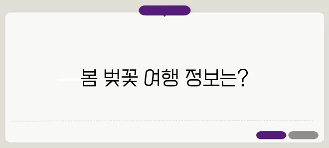 2025년 화담숲의 봄 벚꽃을 만끽하는 여행 일정과 예약 방법을 안내합니다!