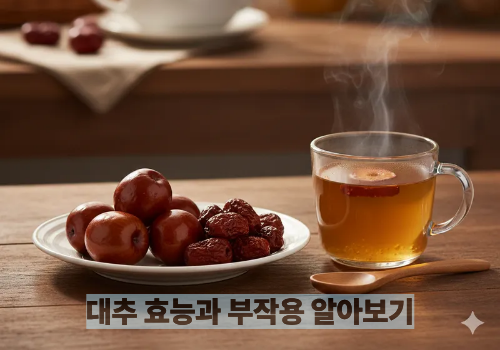 대추 효능과 부작용 알아보기