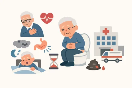 노인에게 나타나는 변비 증상과 헷갈리기 쉬운 신호24