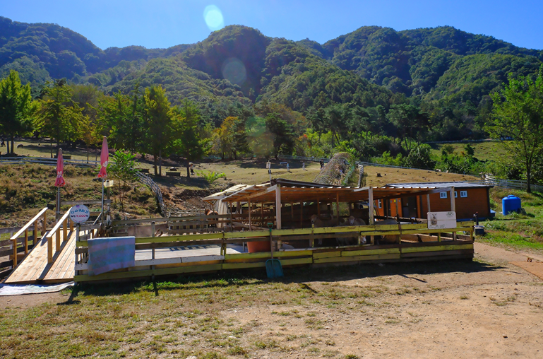 해피초원목장의 축사