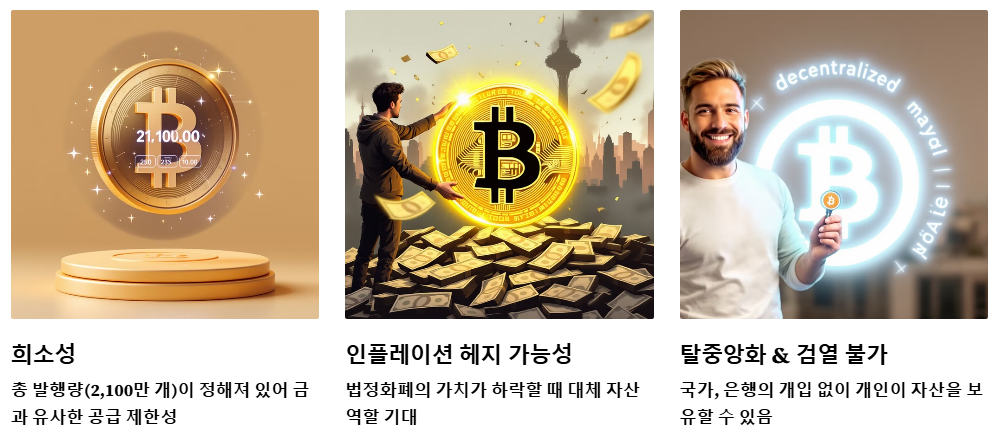 비트코인을 디지털금으로 보는 주요이유