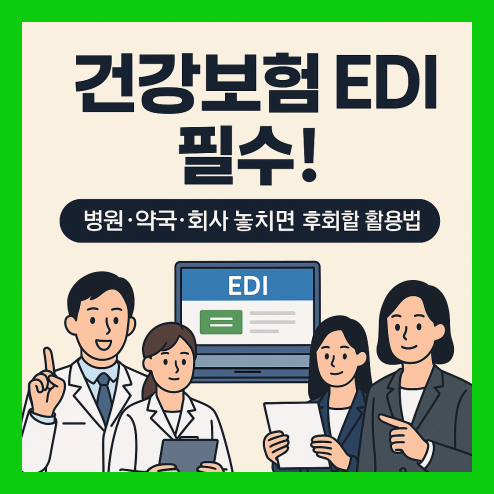 건강보험 edi 설치 및 활용법