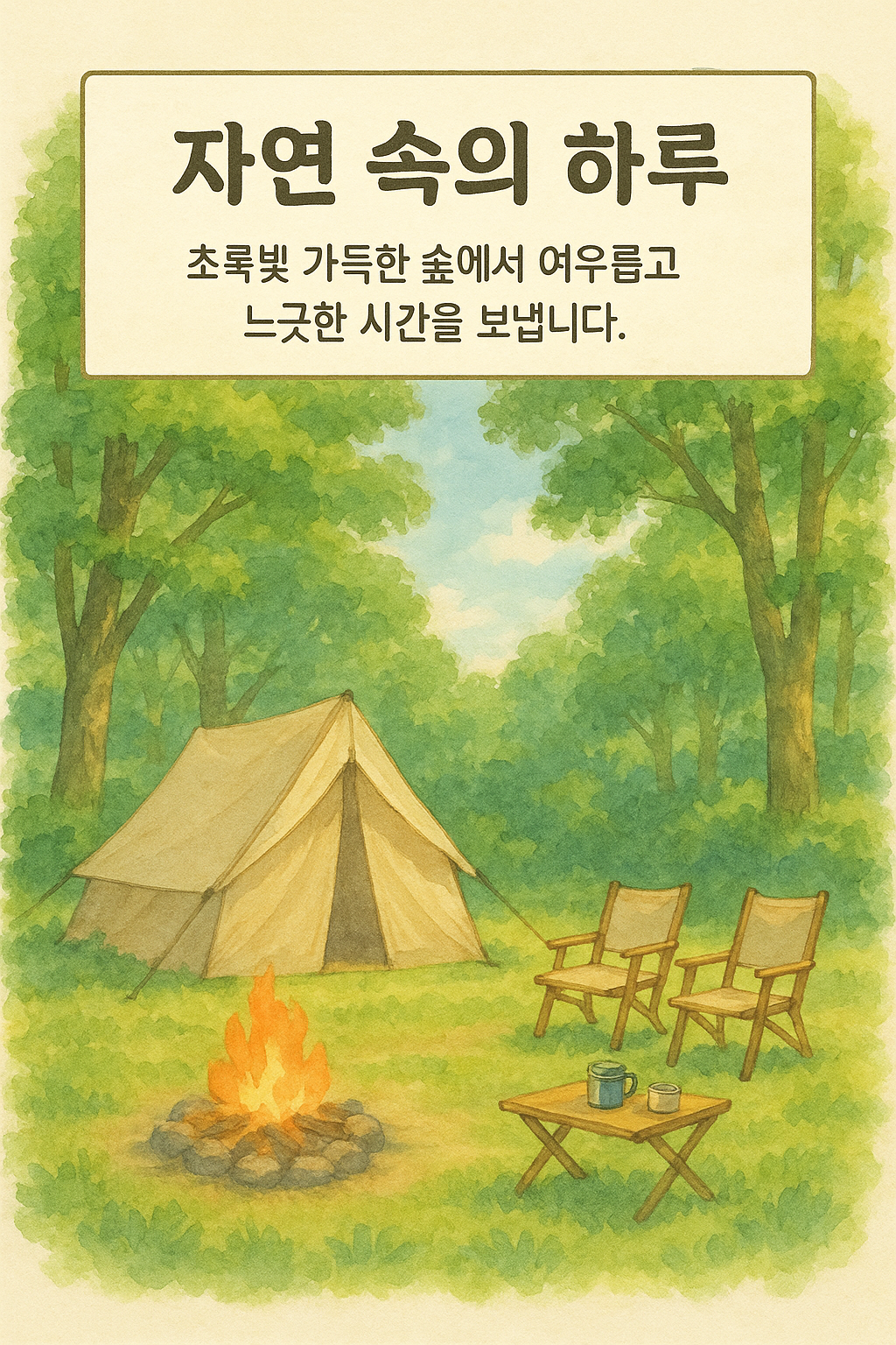 캠핑은 별빛 아래의 쉼표 관련 이미지