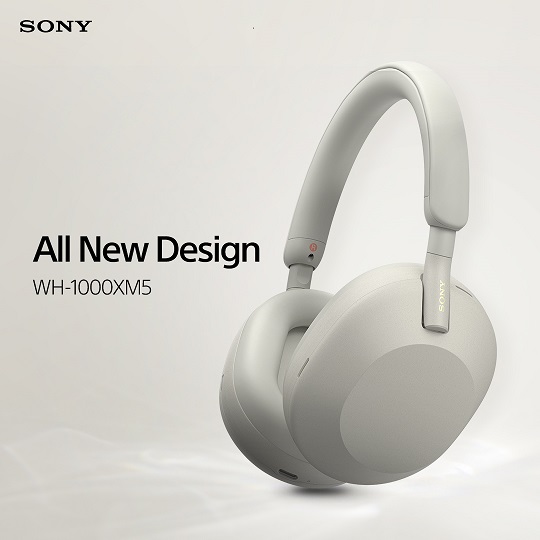 소니 무선 노이즈 캔슬링 헤드폰 WH-1000XM5
