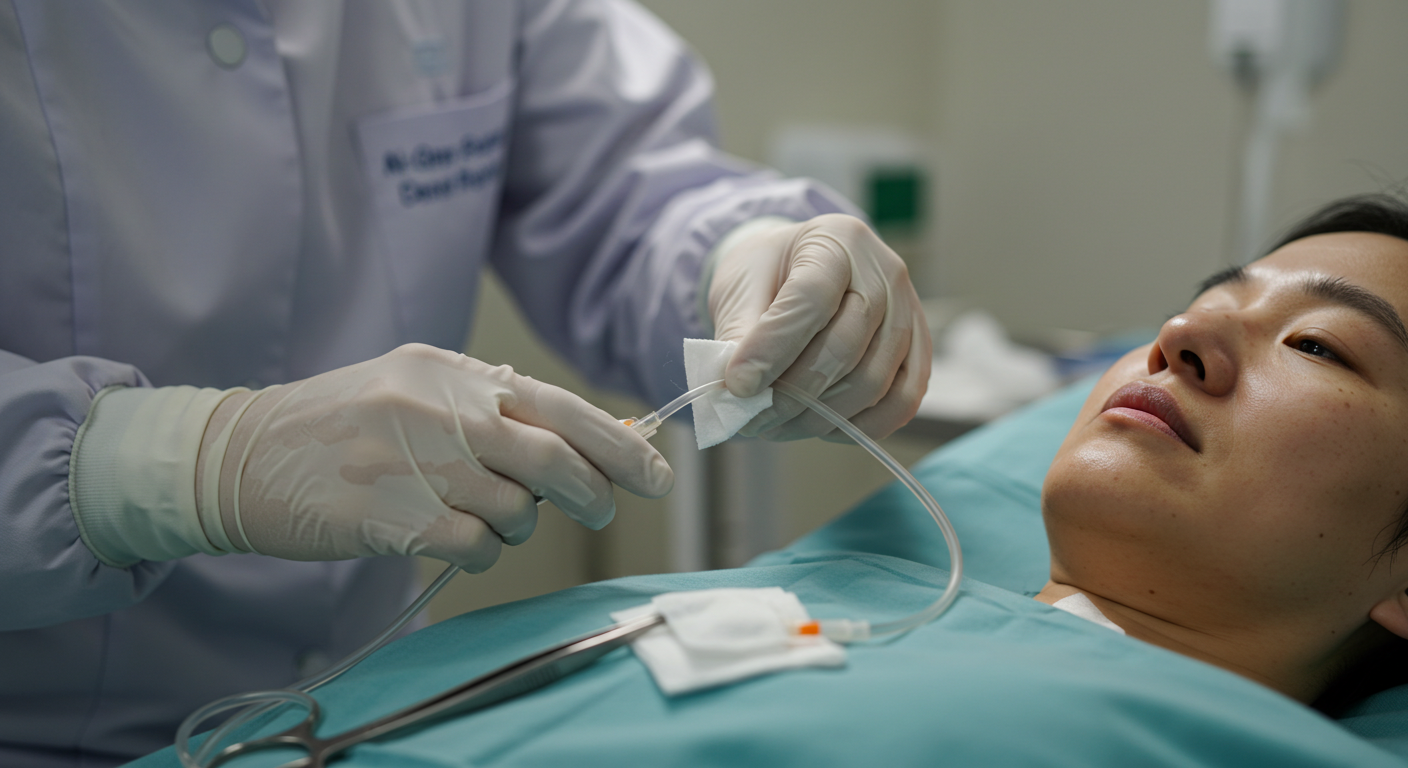 배농관교체&amp;#44; 병원관리