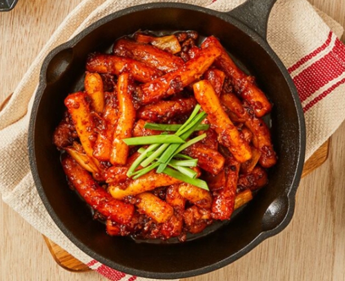 한국의 떡 종류 기름떡볶이