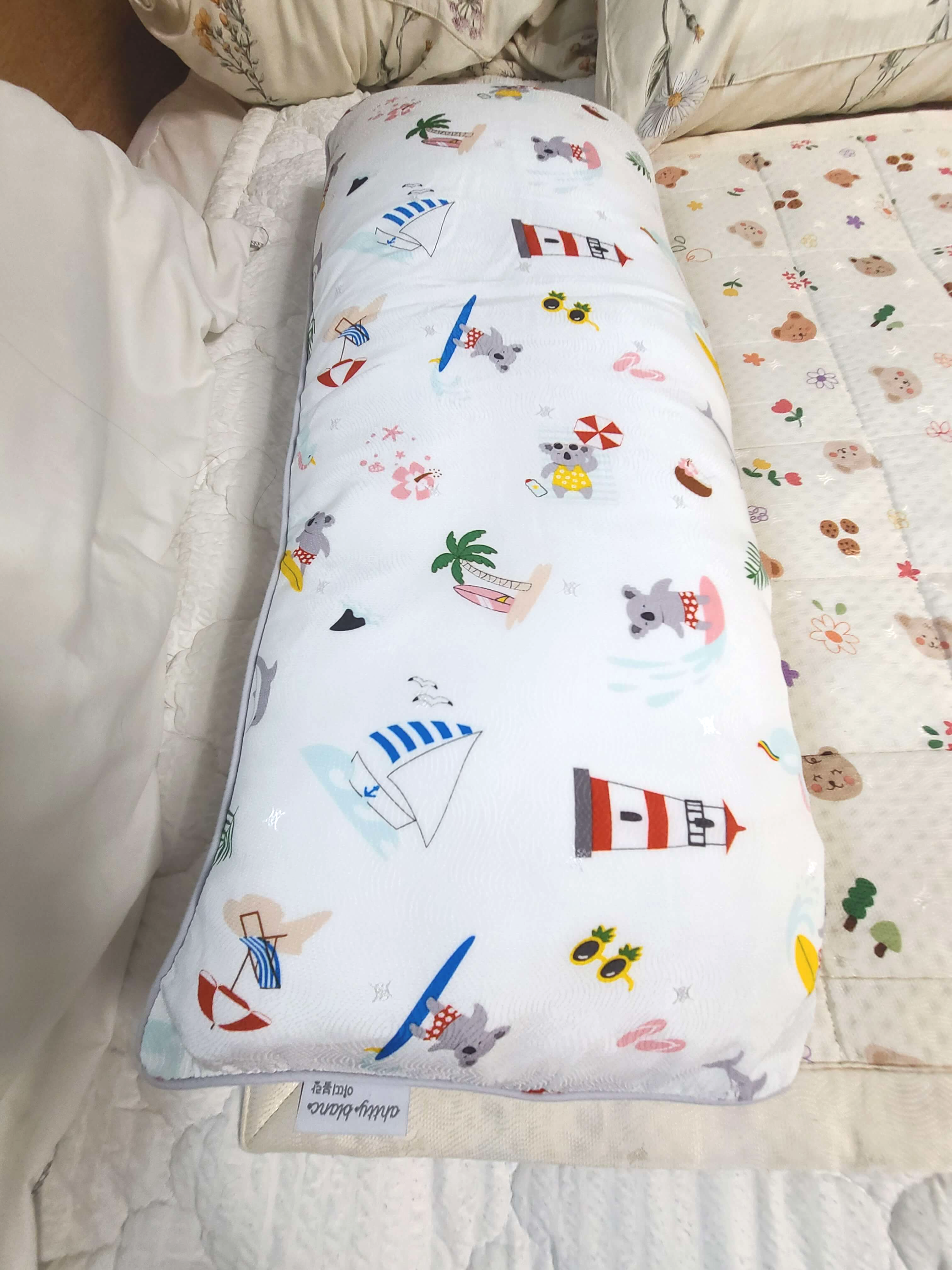 아기 유아 여름용 베개 아띠블랑 인견 베개 전체 사이즈