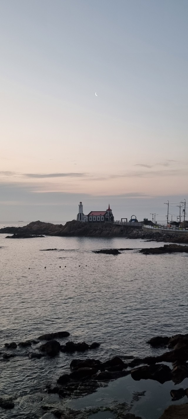 기장 죽성 바닷가