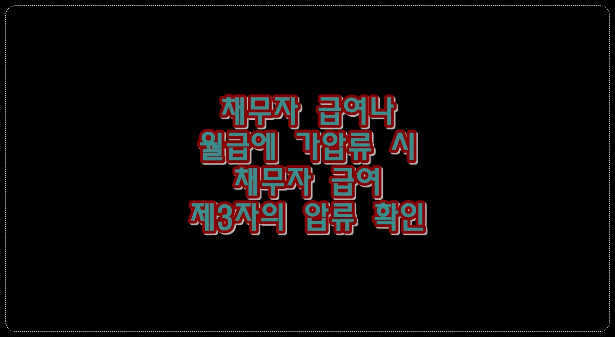 채무자-급여-월급-가압류