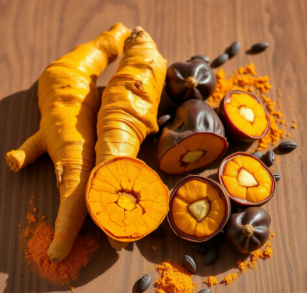강황과타마린드그림
