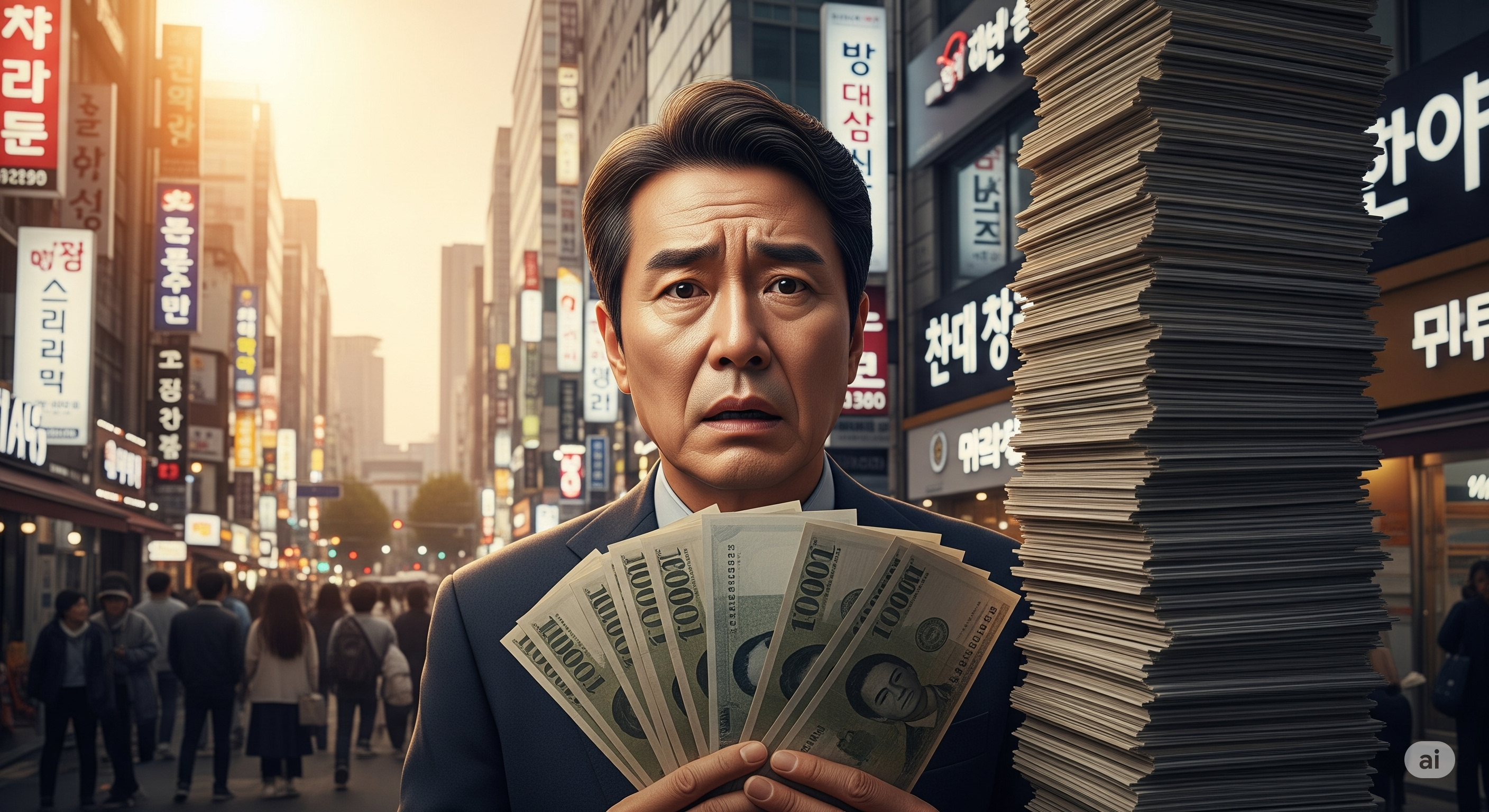 "임대료 인상, 고정비 폭탄"에 대한 이미지입니다.