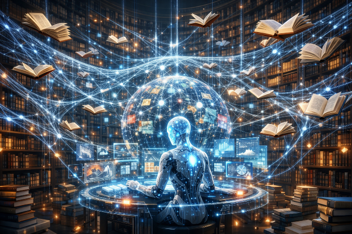 흩어진 데이터를 유기적인 지식 체계로 설계하는 컨텍스트 엔지니어링의 개념도