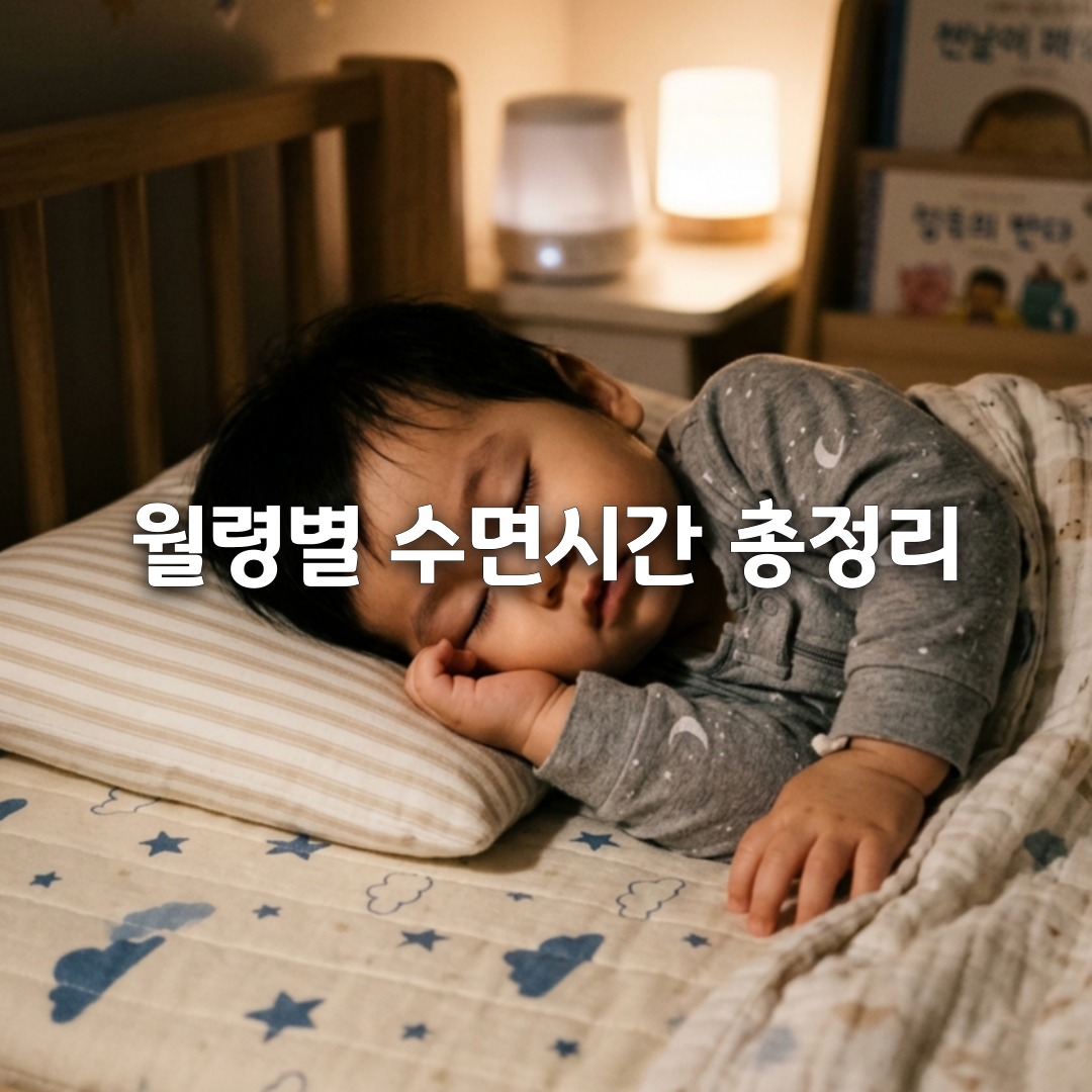 아기 수면시간 월령별 총정리😴 신생아부터 돌까지 얼마나 자야 할까