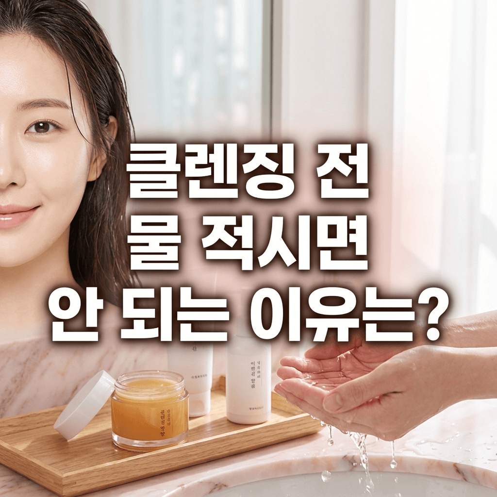 클렌징 전 물 적시면 안 되는 이유는? 썸네일
