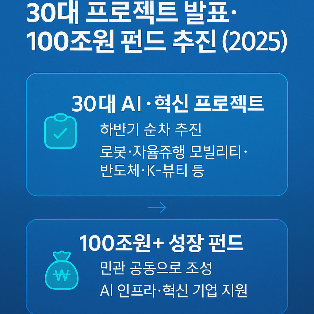 정부 30대 ai 혁신 프로젝트 발표