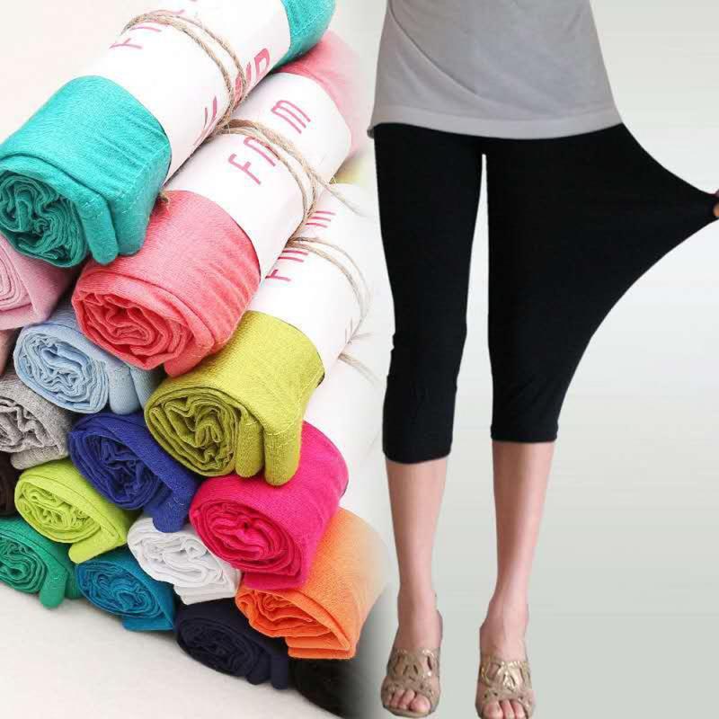 여성 홈웨어 3 1 모달 칠부 레깅스 쫄바지 실내복바지