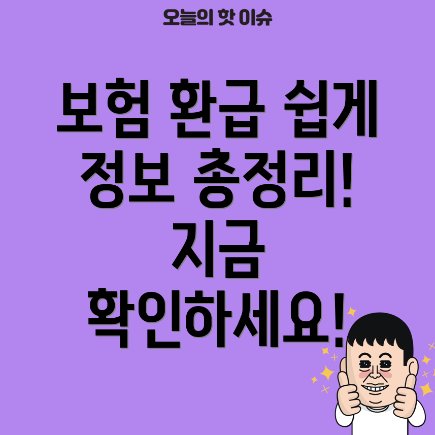 자동차 보험 환급금