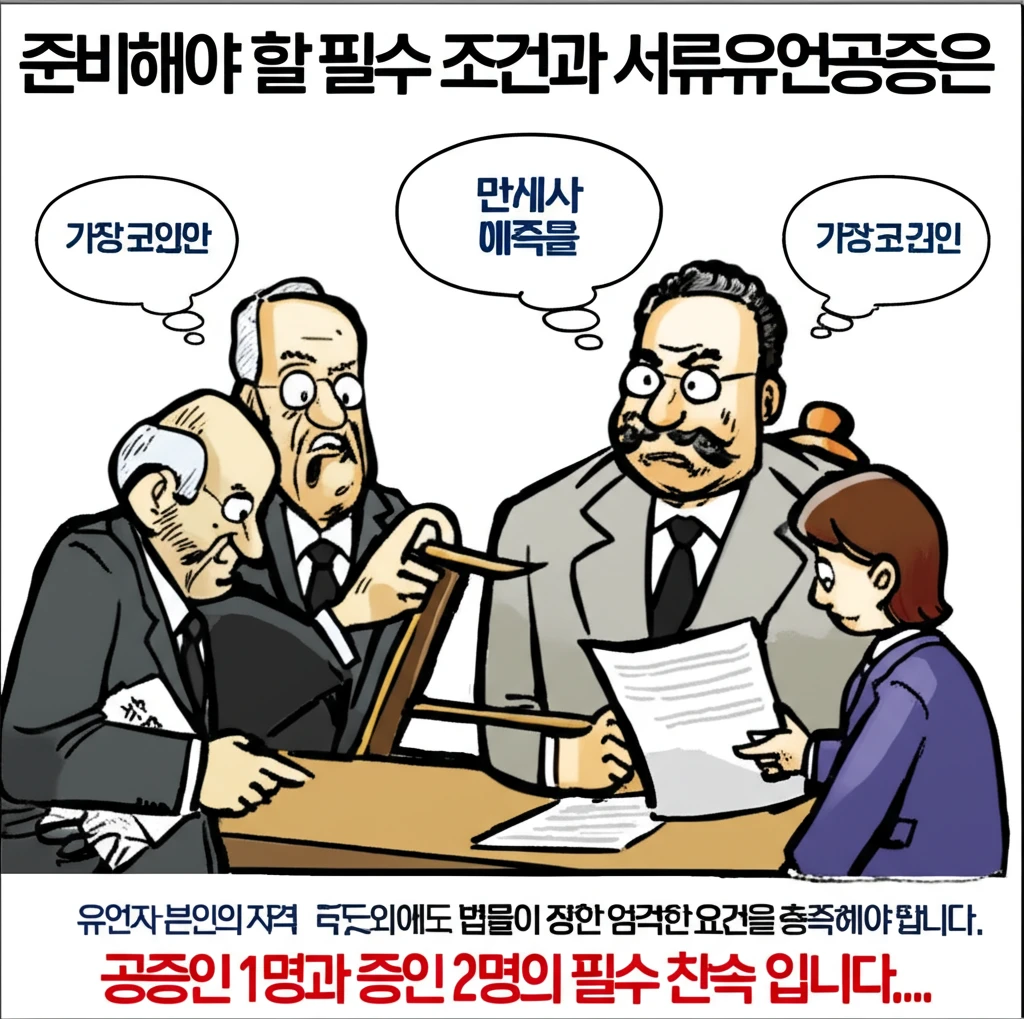 유언공증 법적 효력은 언제부터 유류분..