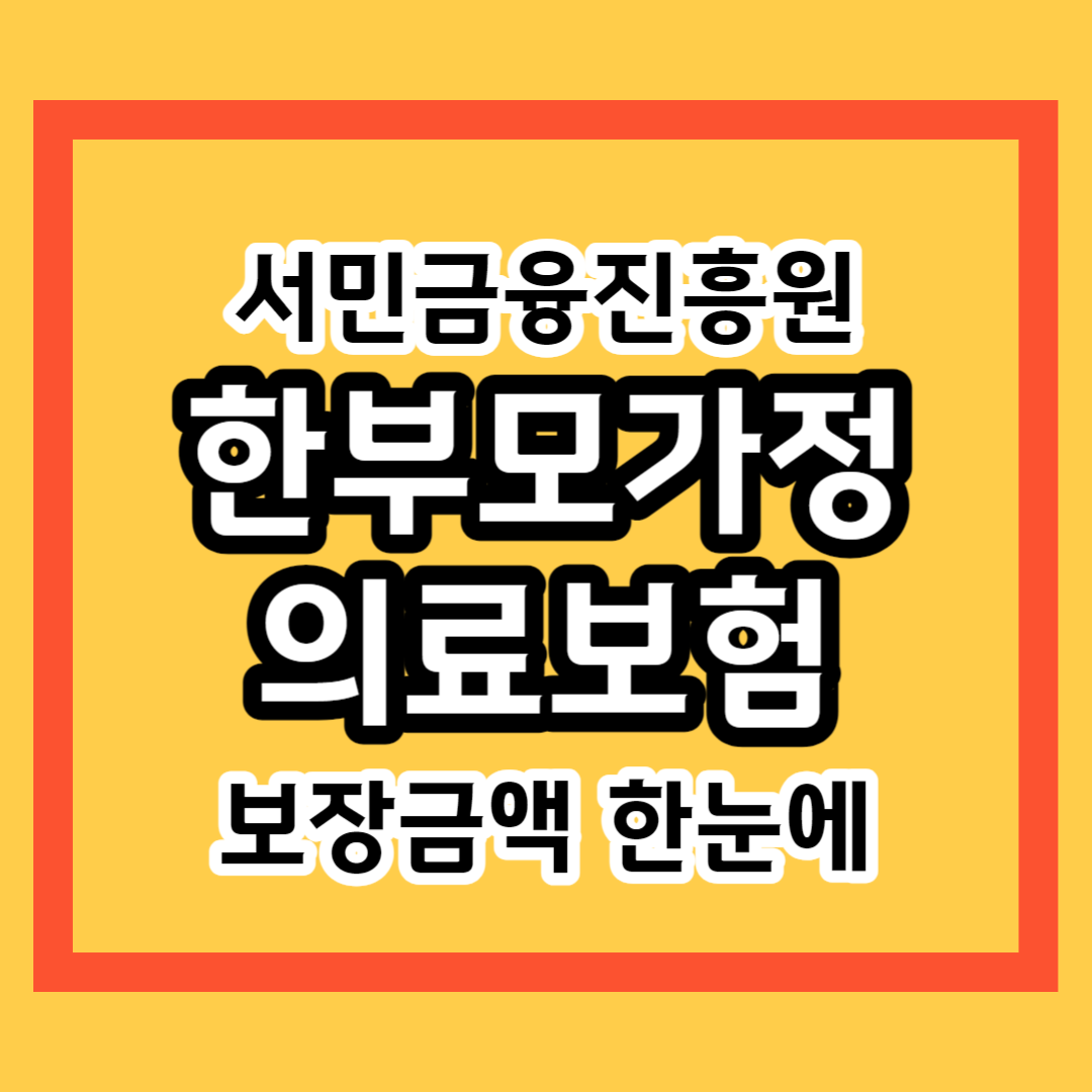 한부모가정의료보험