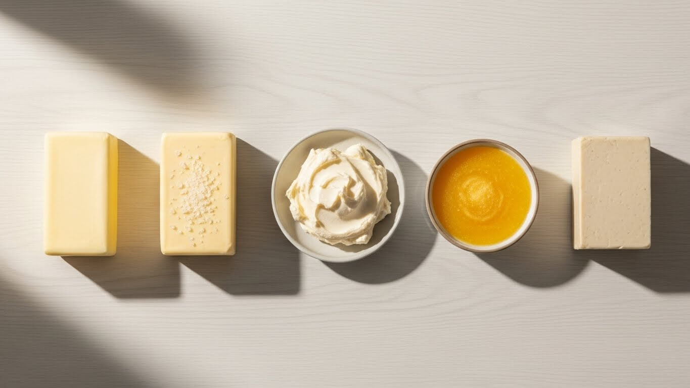 버터 종류 총정리 5가지 특징 비교