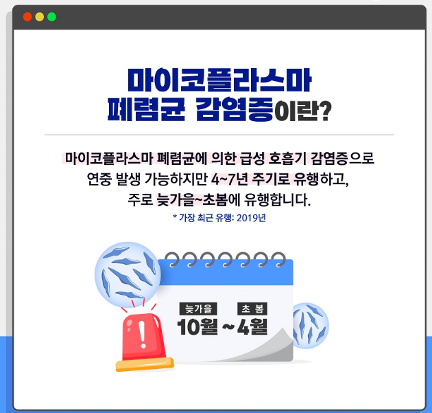 마이코플라스마 폐렴균 감염증