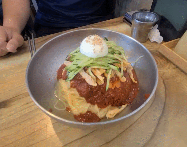 한들밀면 비빔밀면 곱빼기