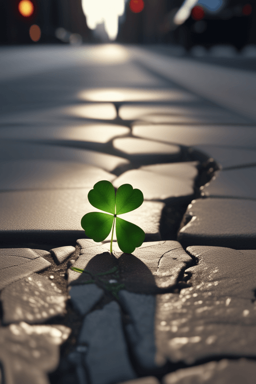 Playground AI로 생성한 그림(1) - 네잎클로버