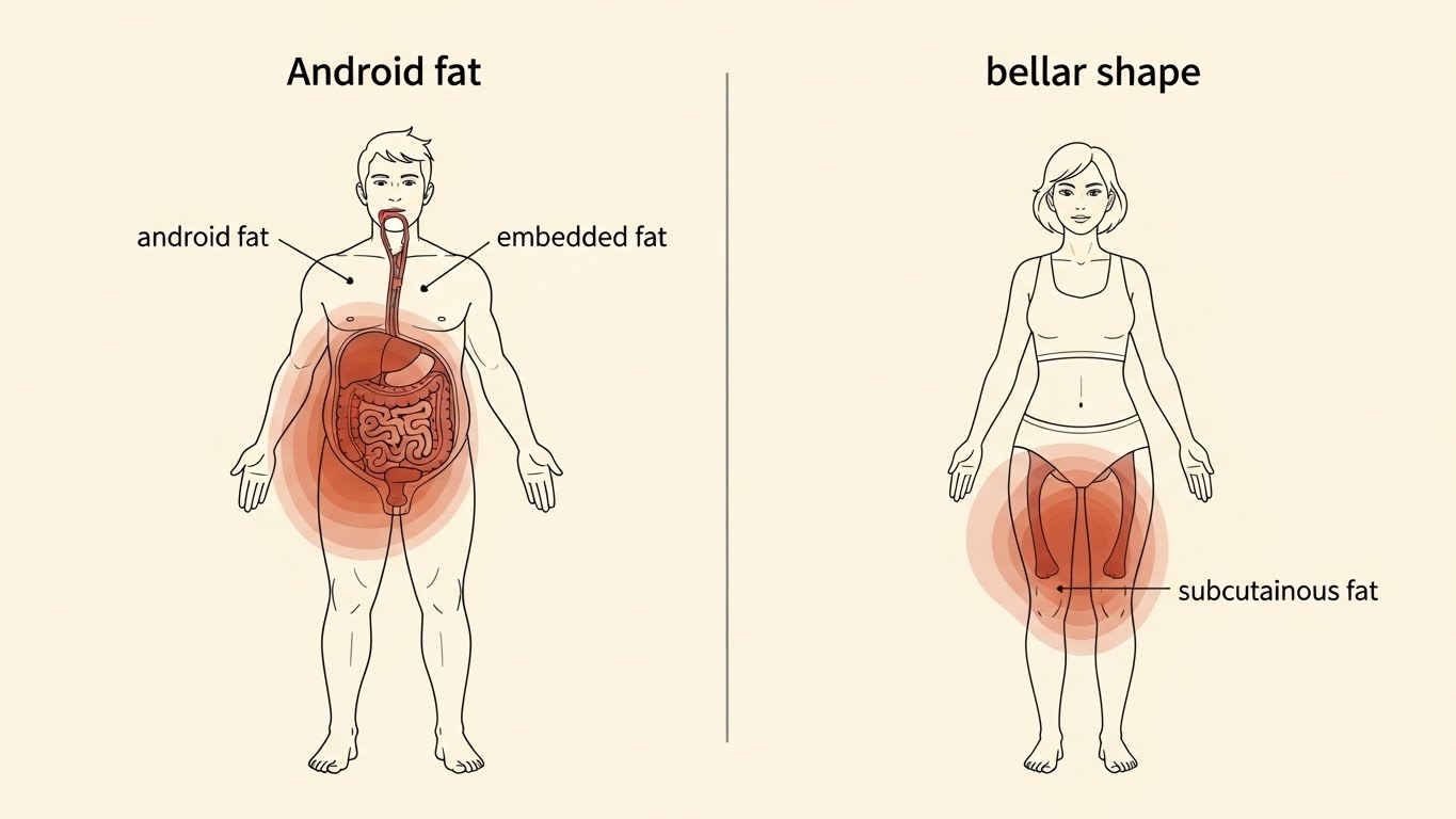 엉덩이 모양과 당뇨병: 지방 분포의 과학적 비밀과 건강 신호 읽는 법