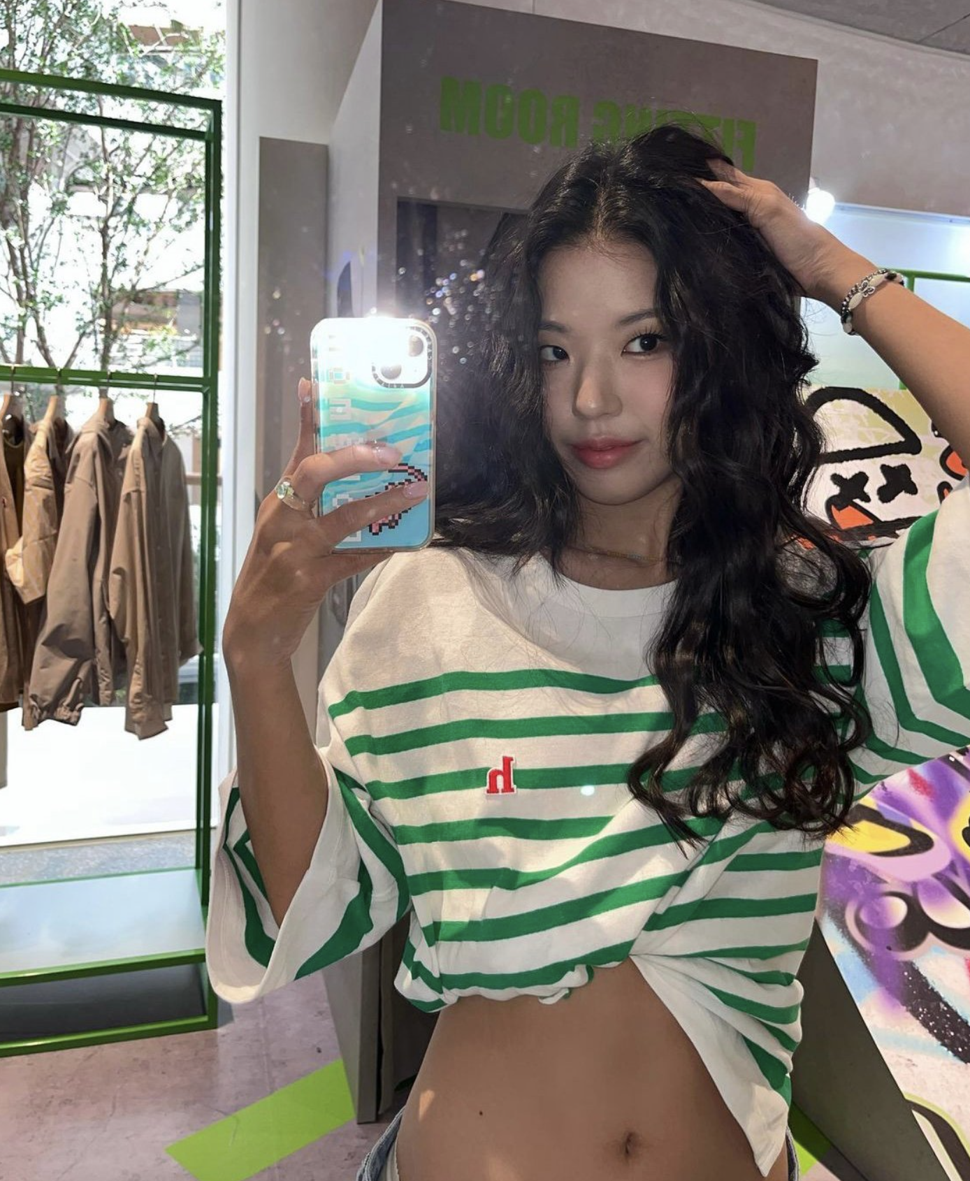 진절미 인스타 셀카 패션