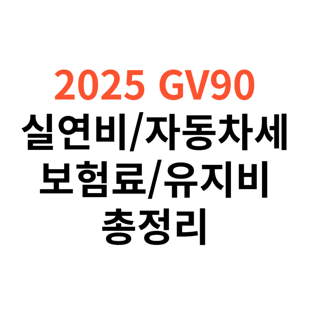 GV90 차량 실연비