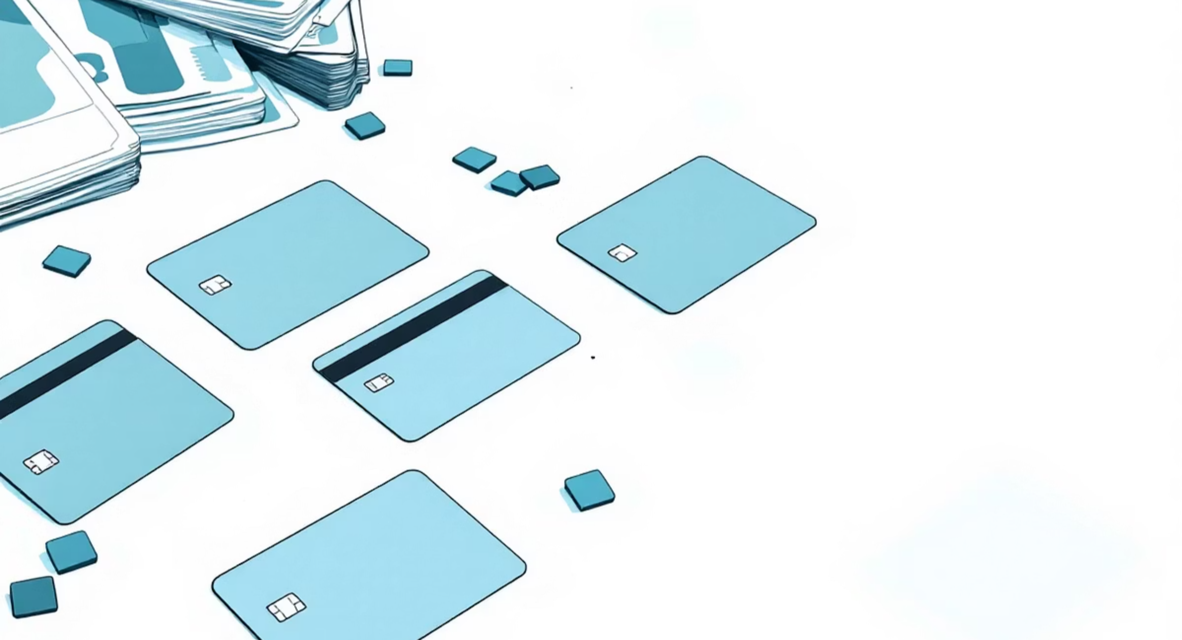 다양한 모습의 카드 그림