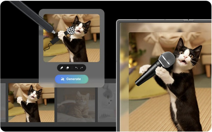 삼성 갤럭시Z 폴드 6 스케치 변환