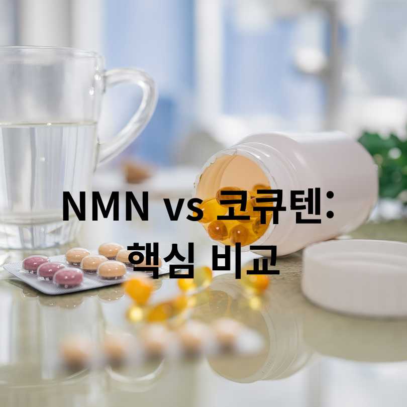 40대 이후 꼭 먹어야 할 노화방지 영양제 비교: NMN과 코큐텐
