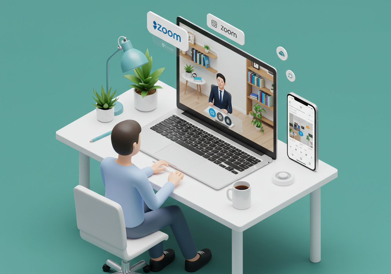 줌 Zoom 배경화면 설정 초간단 PC &amp; 모바일 완벽 정복!