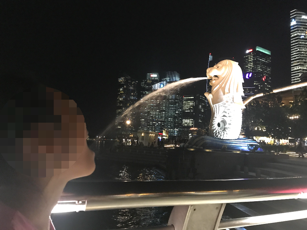 사자상 인증사진