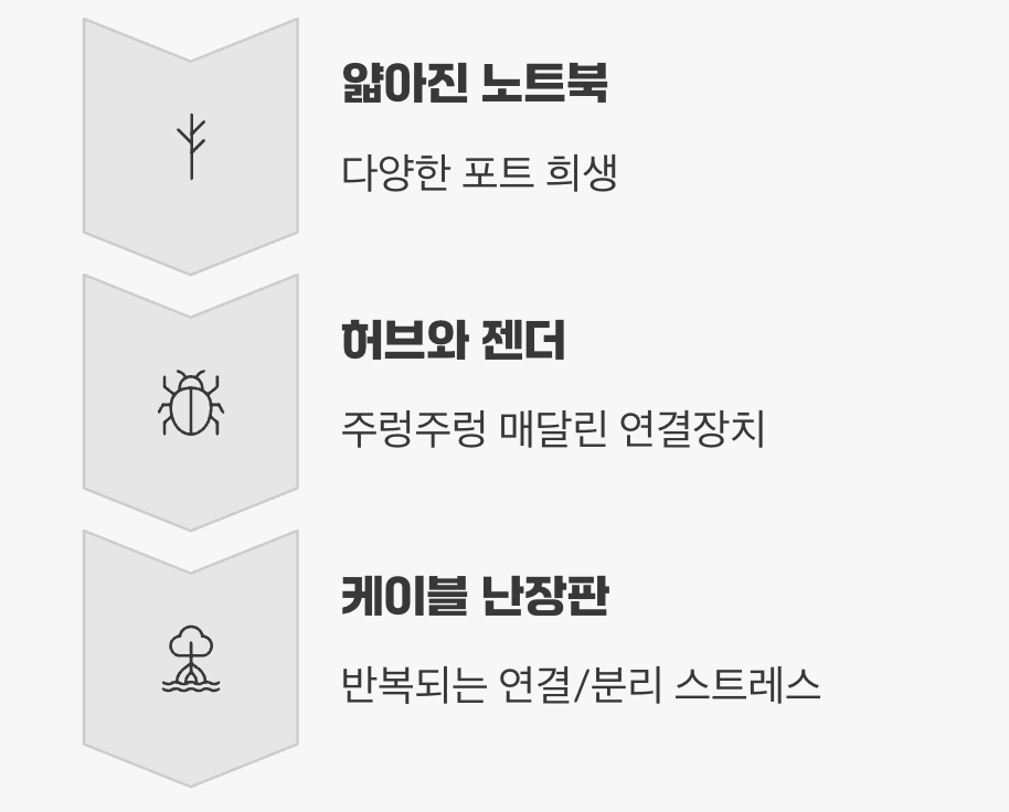 책상 위 복잡함, 모든 문제의 시작