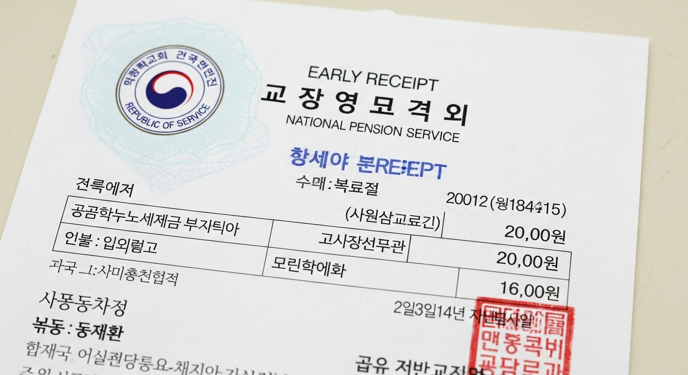 국민연금 조기수령 조건
