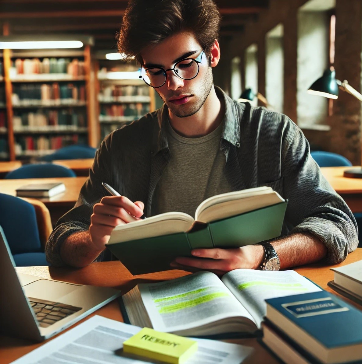 시험 준비하는 학생 사진